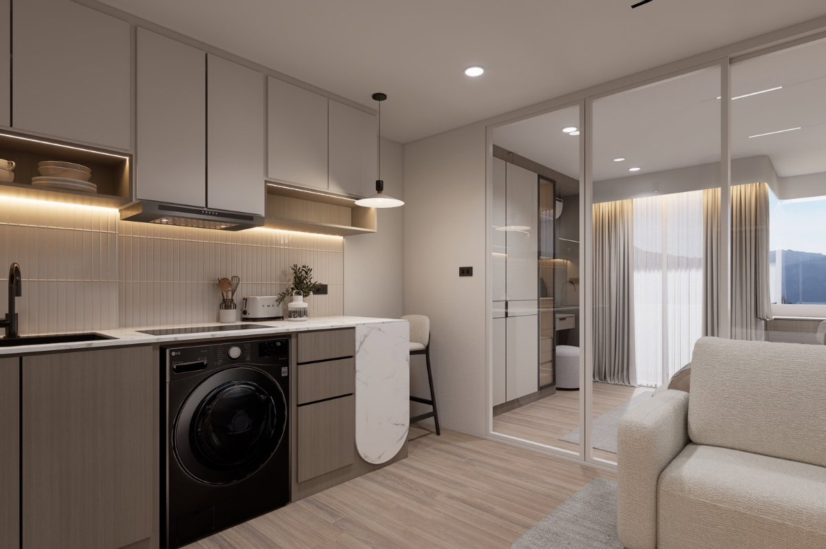 รูป ขาย บุญมาศ แมนชั่น ห้องรีโนเวทใหม่ ย่านนิมมาน ตกแต่งสวย  (ID:1328CS) - รูปที่ 9/11