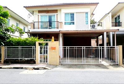 เช่าบ้านเดี่ยว เขตสวนหลวง : 💥ให้เช่า 28,000 บาท บ้านถูก ภัสสร เพรสทีจ พัฒนาการ 38  ใกล้ARL หัวหมาก   ❤️ สนใจติดต่อ : นา (AG) Tel No: 098-9539514  