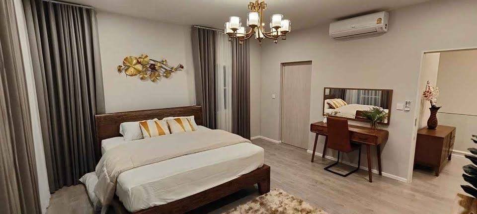 picture LTHC6374 – Single House FOR RENT 4 beds 6 baths size 222 Sq.M. Near Airport Rail Link Baan Thap Chang station  ONLY 90k/month - 5/10