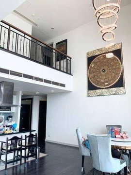 LTH7179 – Penthouse at Watermark Chaophraya River FOR RENT 3 beds 3 baths size 220 Sq.M.Near BTS Surasak station ONLY 95k/month