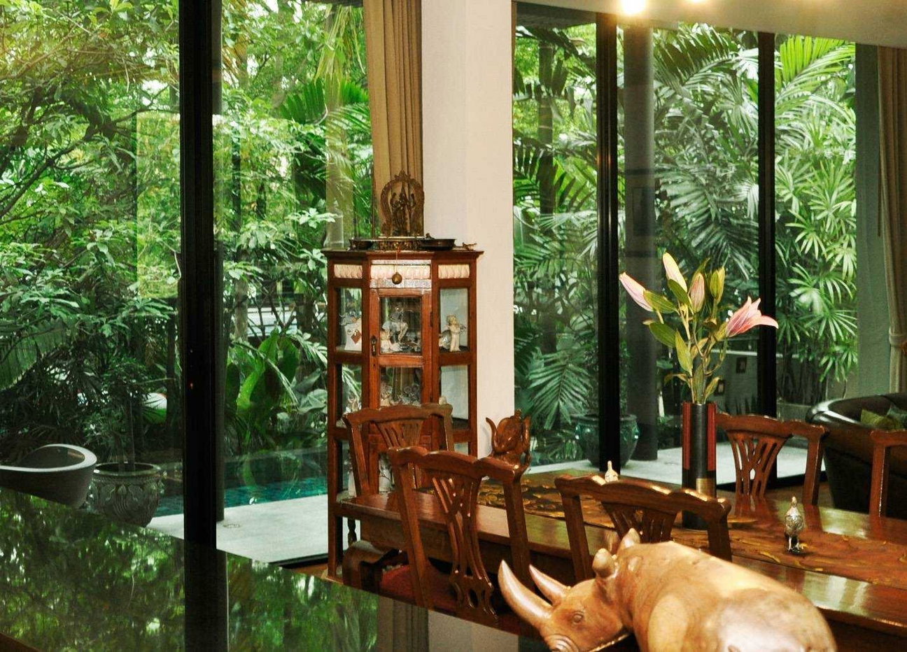 picture LTH7184 – House in compound with Private Swimming pool in Ekkamai FOR RENT 3 beds 4 baths Size 375 Sq.M. Near BTS Ekkamai Station ONLY 175k/month - 4/8