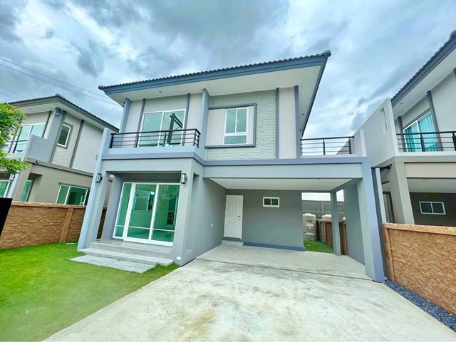 รูป ตลาดฟ้ารังสิตคลอง2 700 ม. 35 ตร.ว. 140 ตร.ม. ทำเลถนนคลองหลวง MRTคลองหลวงรังสิตคลอง 2 บ้าน2 ชั้น เฟอร์ฯครบ 3 นอน 2 น้ำ - รูปที่ 1/8