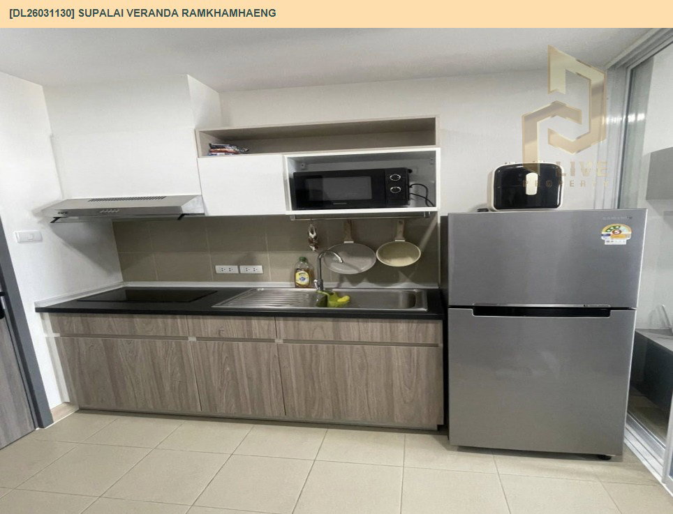 รูป DL26031130 ขายคอนโด ศุภาลัย เวอเรนด้า รามคำแหง  (Supalai Veranda Ramkhamhaeng) ใกล้ MRT ราชมังคลา พร้อมเข้าอยู่ โทรด่วน 0800343450 LineID @655ebbvc - รูปที่ 6/9