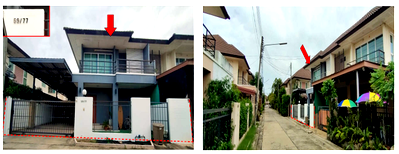 TWIN HOUSE 40.6 Sq.w. Ban Pong Ratchburi for 2.5M