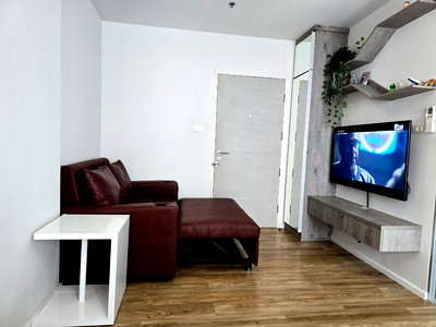 ขายคอนโด : ขายด่วน ISSI Condo สุขสวัสดิ์ ติด MRT สายสีม่วง ห้องใหม่ เฟอร์ครบ