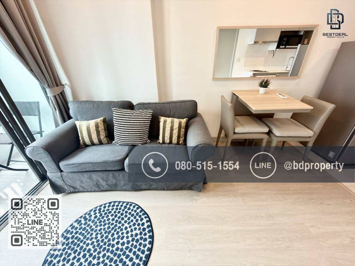 รูป Bestdeal ขายด่วน 1Bedroom ห้องสวย เฟอร์ครบ ขายเพียง 4.39 ล้านเท่านั้น ซื้ออยู่เองหรือลงทุนคุ้มมากใกล้MRT และ เซ็นทรัลพระราม 9 เพียง 80 ม. - รูปที่ 3/13