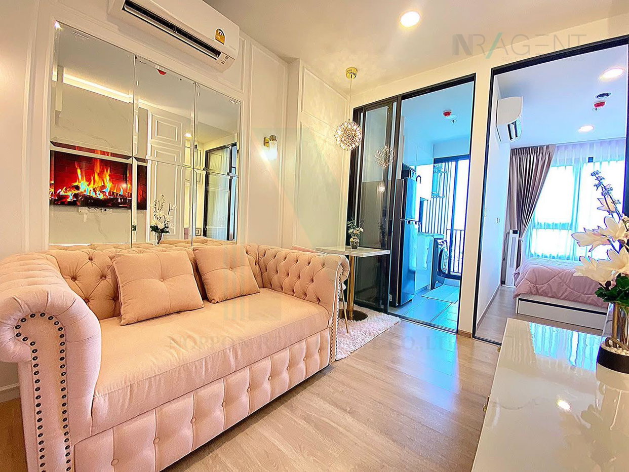 รูป 🔺 ให้เช่าคอนโด ชีวาทัย เกษตร - นวมินทร์ อาคาร 1 ชั้น 16 1 ห้องนอน ขนาด 28 ตรม ใกล้ ตลาดบางเขน - รูปที่ 5/8