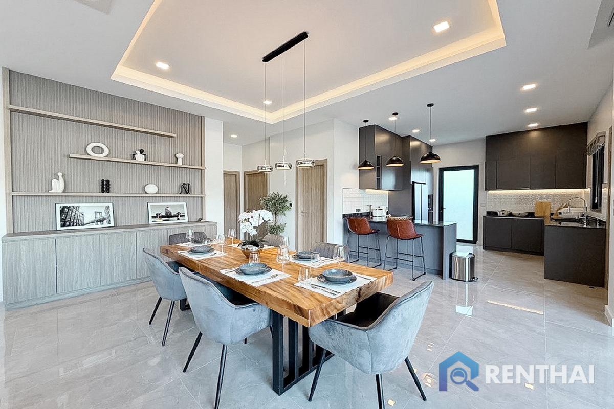 รูป บ้านหรูสไตล์โมเดิร์น 3 ห้องนอน สระว่ายน้ำส่วนตัว พัทยา - รูปที่ 18/20