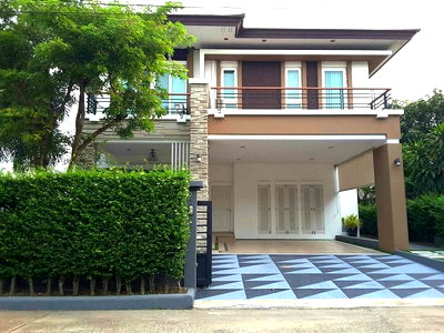เช่าบ้านเดี่ยว ถนนลำลูกกา : เช่าบ้าน Thanya Thani Home On Green Village 2/หมู่บ้านธัญธานีโฮมออนกรีน วิลเลจ2 (D6808041)  ID Line : @baan88