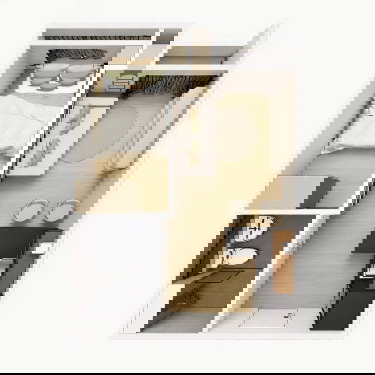 รูป คอนโดโซนรัชดา ห้องสวย ซอยเสือใหญ่ใจกลางรัชดา พลาดไม่ได้ !!! ผ่อนเริ่มต้นเพียง 6,xxx บาท/เดือน 
 - รูปที่ 2/12