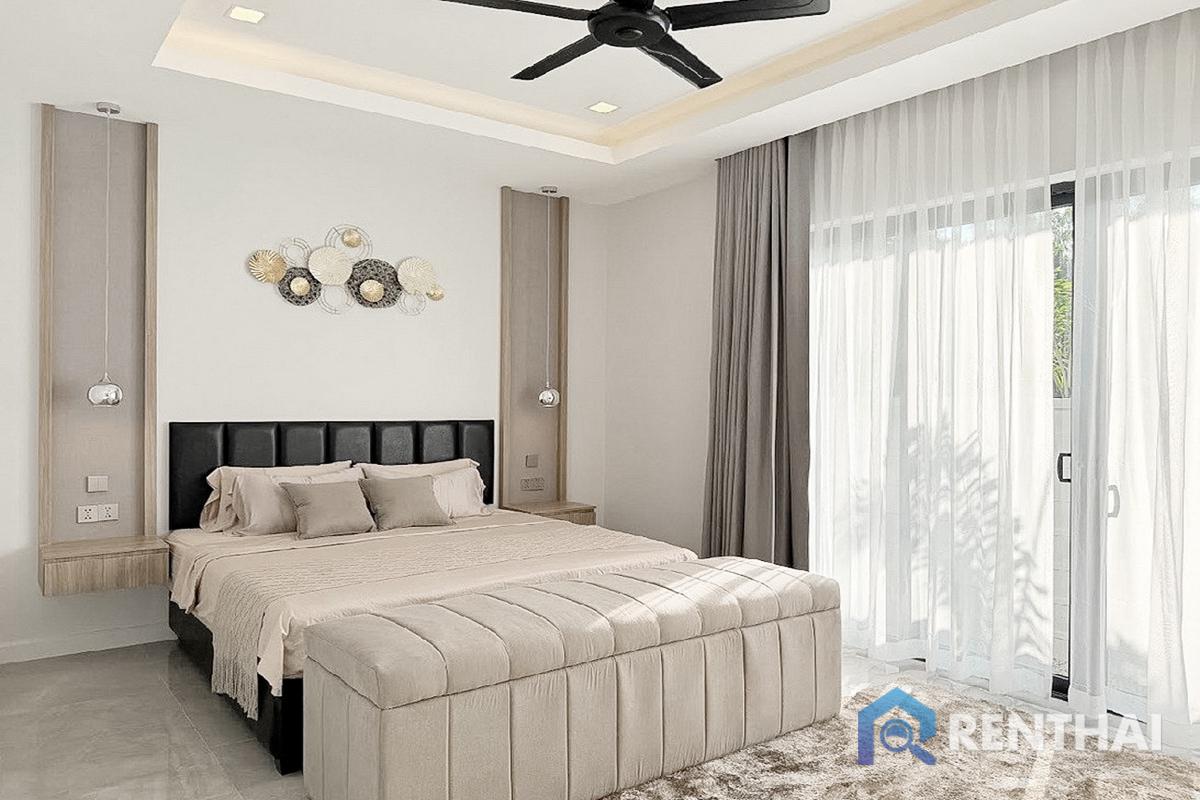 รูป บ้านหรูสไตล์โมเดิร์น 3 ห้องนอน สระว่ายน้ำส่วนตัว พัทยา - รูปที่ 6/20