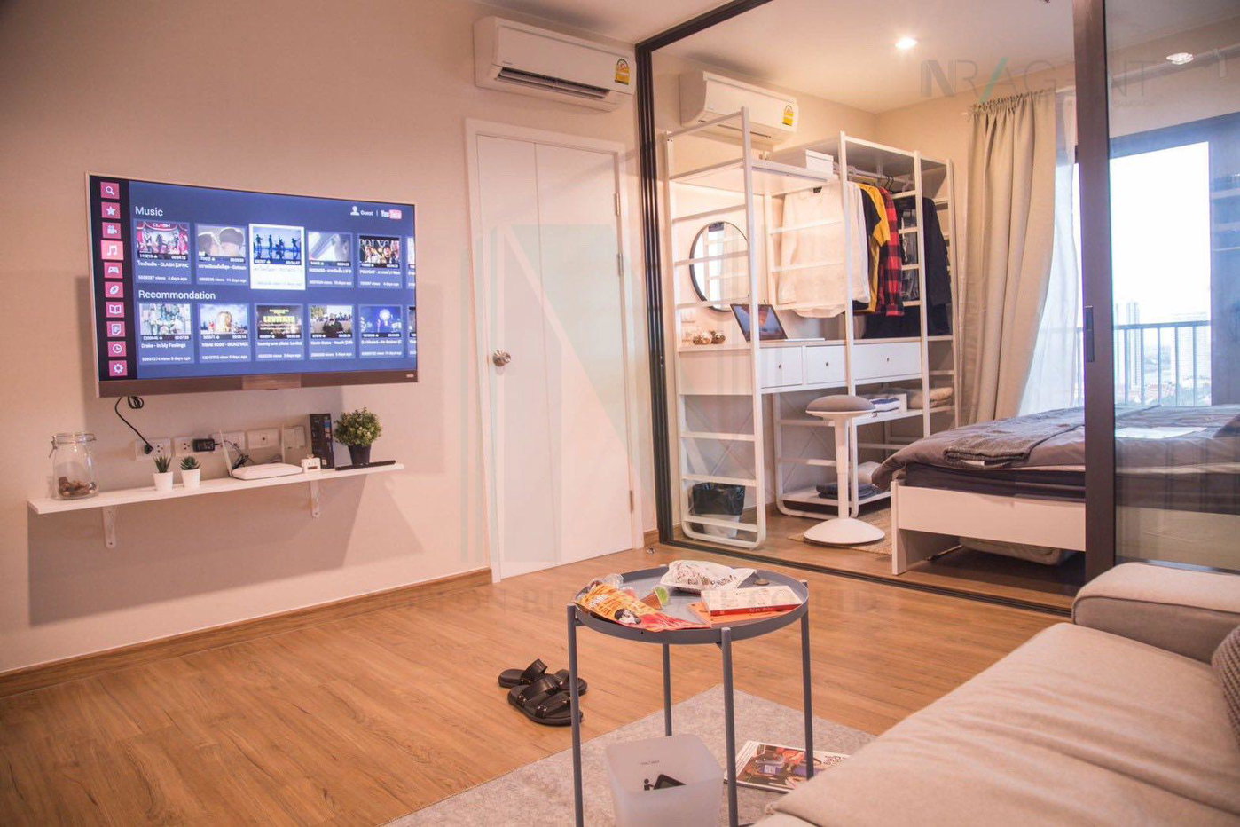 รูป 🚩 ขายคอนโด เดอะ ทรี ริโอ้ บางอ้อ สเตชั่น อาคาร 1 ชั้น 26 1 ห้องนอน ขนาด 30 ตรม ใกล้ ตลาดบางอ้อ - รูปที่ 4/8