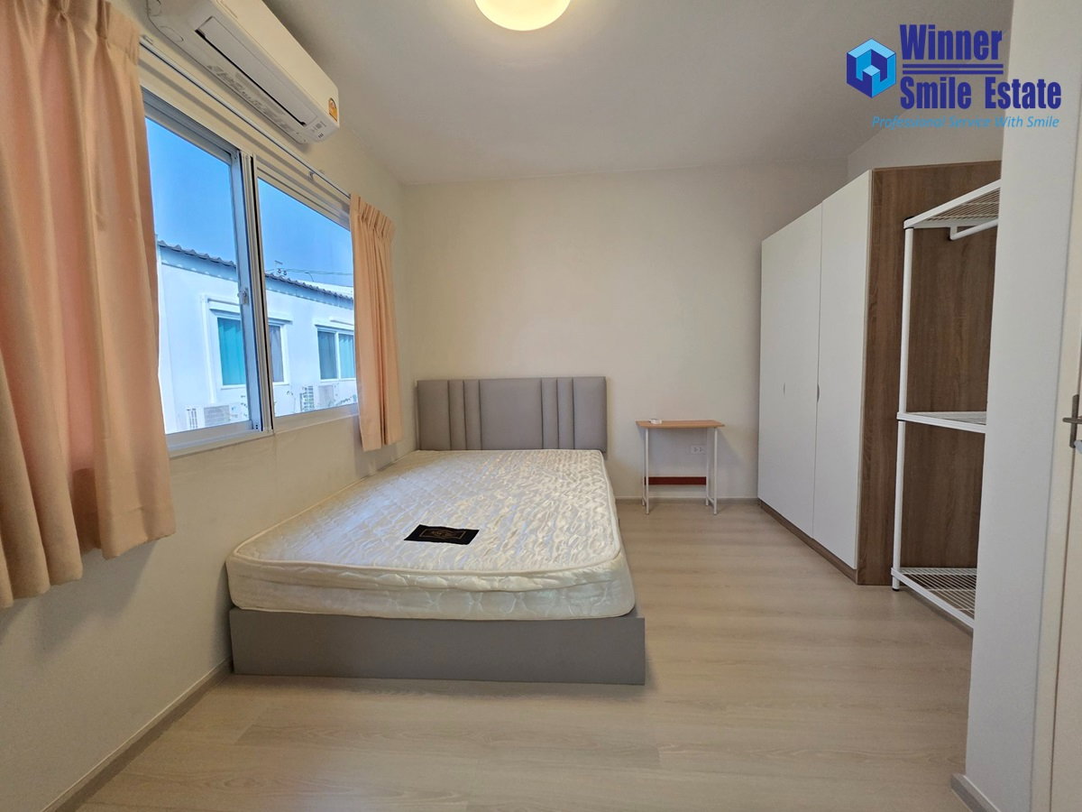 รูป เช่าทาวน์โฮม วิลลาจจิโอ บางนา พร้อมอยู่ ใกล้สวน ทะเลสาบ หน้าบ้านไม่ติดใคร - รูปที่ 10/15