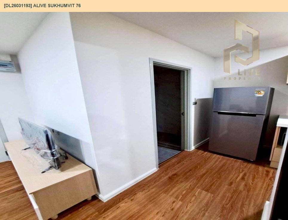 รูป DL26031193 ให้เช่าคอนโด เอไลฟ์ สุขุมวิท 76 (ALIVE SUKHUMVIT 76) ใกล้ BTS แบริ่ง พร้อมเข้าอยู่ โทรด่วน 0653619502 LineID @897iyzll - รูปที่ 3/6