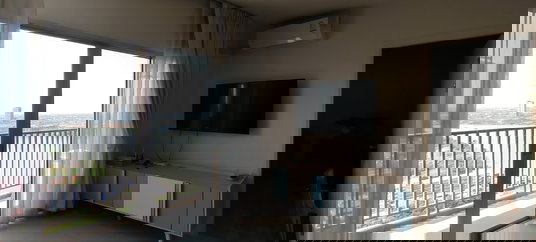 รูปภาพ ✨Condo for Rent – River View Unit✨  📍 Project: Manor Sanambinnam with panoramic Chao Phraya River view, nice breeze and open scenery.