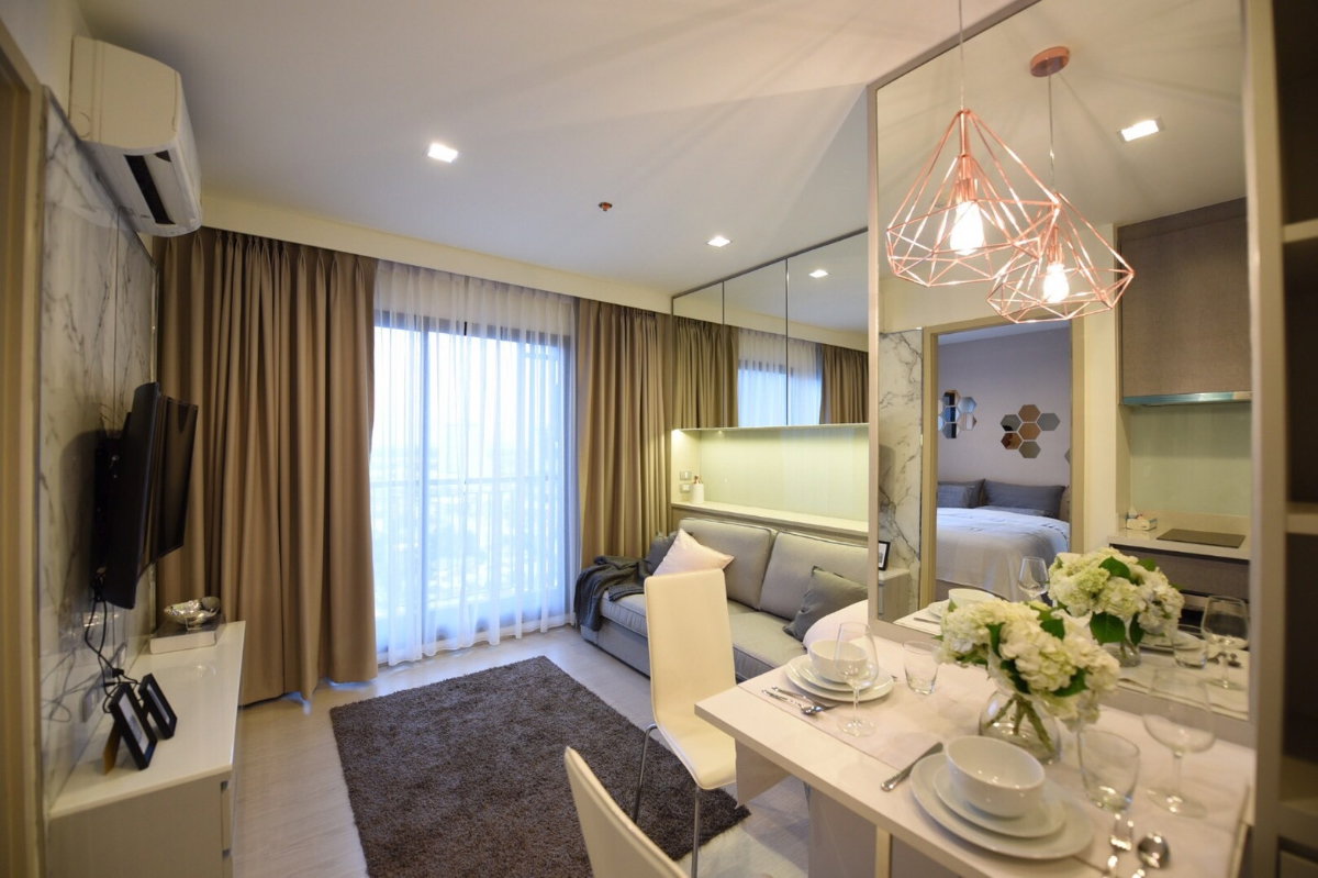 รูป For rent condo Rhythm Sukhumvit 36 - 38 Fully furnished (S01-0308) - รูปที่ 2/8
