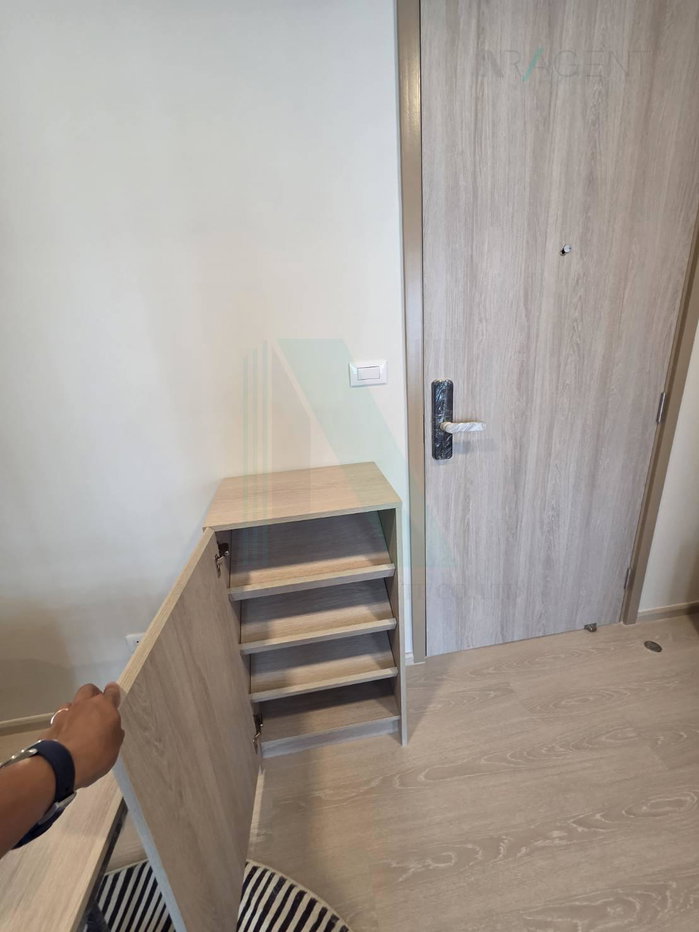 รูป 🚩 ให้เช่าคอนโด ดีคอนโด คาล์ม รามคำแหง 40 อาคาร 1 ชั้น 8 1 ห้องนอน ขนาด 29 ตรม ใกล้ ตลาดนัด กกท. - รูปที่ 7/8