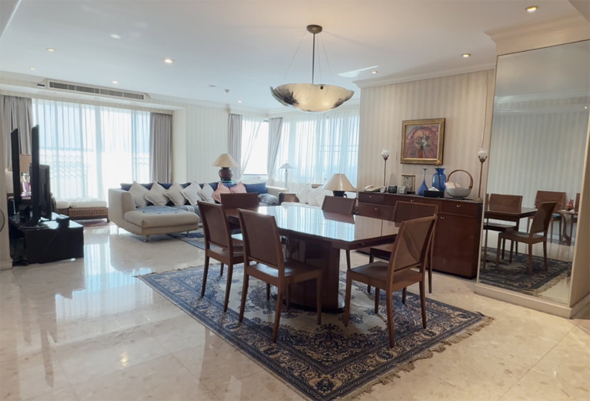 รูป ขายคอนโดหรูริมแม่น้ำ riverine Place1 ห้องใหญ่ 218 ตร.ม. วิวพาโนรามา  4 นอน 4 น้ำ ที่จอดรถส่วนตัว 4 คัน เลิศมาก - รูปที่ 5/11