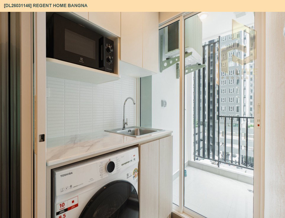 รูป DL26031146 ให้เช่าคอนโด รีเจ้นท์ โฮม บางนา (Regent home bangna) ใกล้ BTS บางนา พร้อมเข้าอยู่ โทรด่วน 0614453194 LineID @162cjixi - รูปที่ 5/5