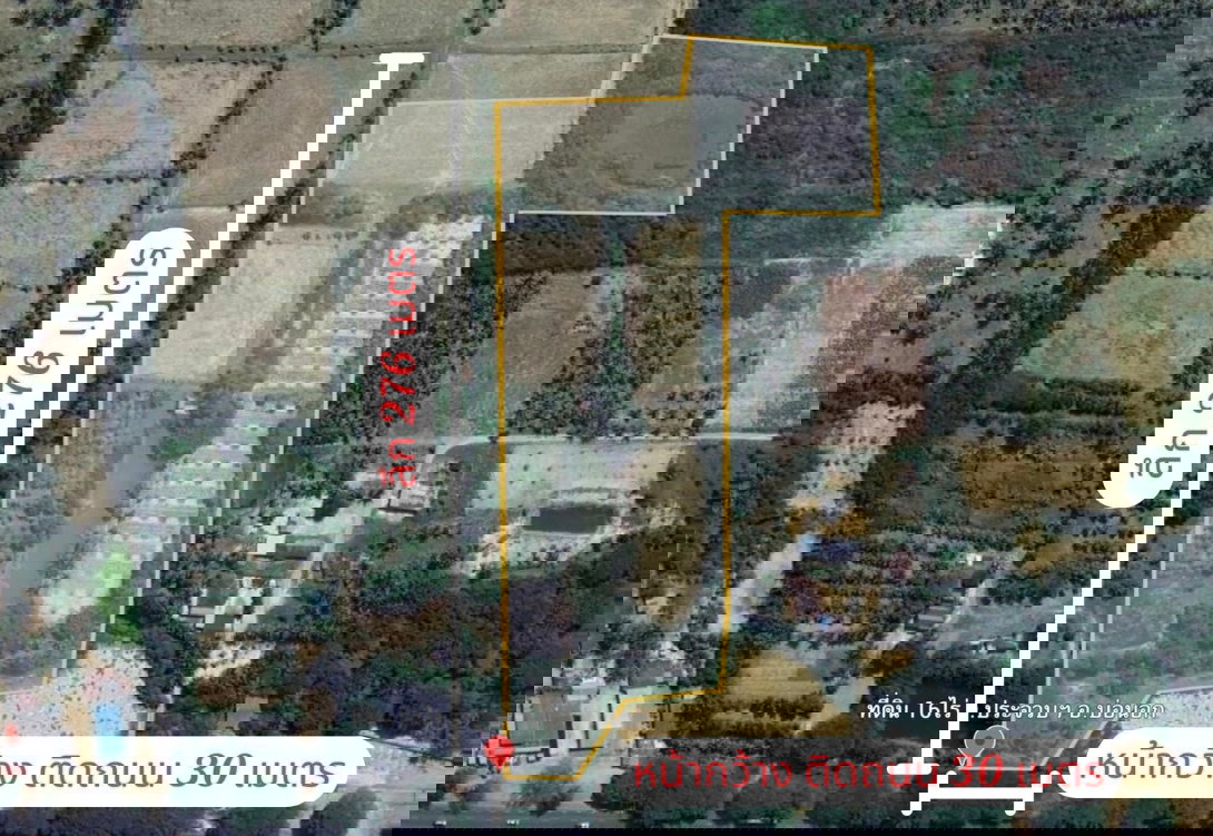 รูป ขายที่ดินแปลงใหญ่ 16 ไร่กว่า จ.ประจวบคีรีขันธ์ ติดถนนเพชรเกษม (AH2) หน้ากว้างติดถนน 30 เมตร รูปแปลงลึกเหมาะทำรีสอร์ท โครงการต่างๆ (ราคาต่อรองได้)  - รูปที่ 5/16