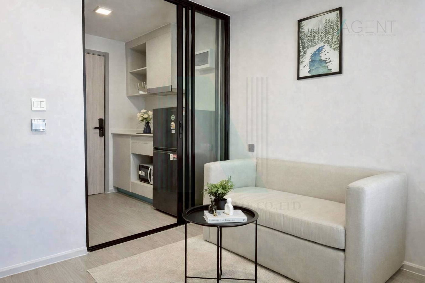 picture 🔺 For Rent Condo ATMOZ OASIS ONNUT Building E, Floor 7,Studio, Room size 24 sqm - 2/8