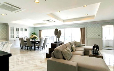 Condos for sale : LTH7357– Kiarti Thani city mansion Penthouse FOR SALE 4 beds 4 baths size 270 Sq.M.Near BTS Phrom Phong station ONLY 26.2 MB