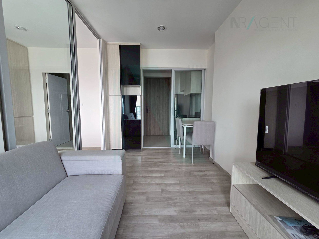 รูป 🚩 ให้เช่าคอนโด นิช โมโน รามคําแหง อาคาร A ชั้น 32 1 ห้องนอน ขนาด 31 ตรม ใกล้ The Mall บางกะปิ - รูปที่ 3/8