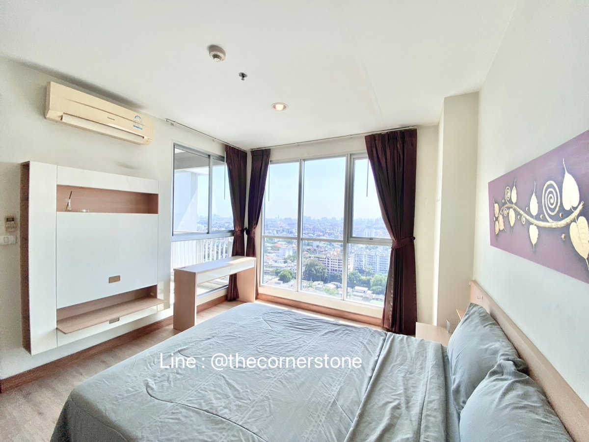 picture Ready to move in “ 𝐑𝐡𝐲𝐭𝐡𝐦 𝐑𝐚𝐭𝐜𝐡𝐚𝐝𝐚 “ 1 Bedroom Size 46  Sq.m. Floor 20+  Near MRT-Ratchada - 12/18