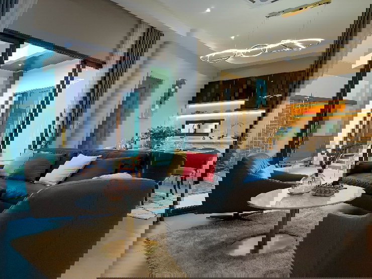 รูป พูลวิลล่าพัทยา 2 ชั้น 4 ห้องนอน ทำเลทัพพระยา ใกล้จอมเทียน - รูปที่ 1/40