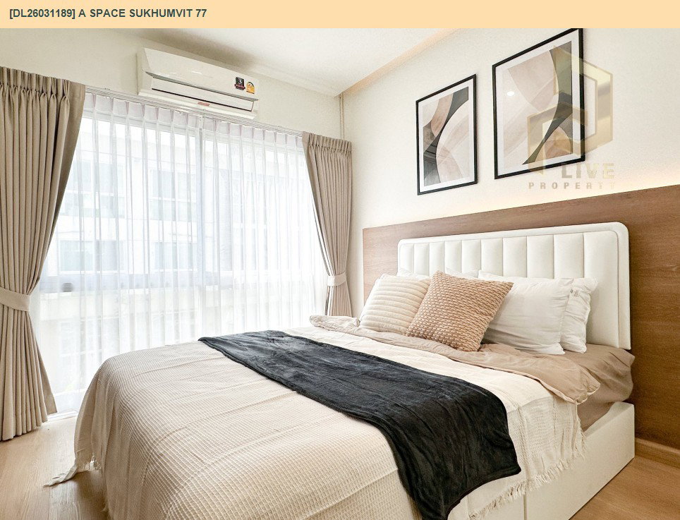 รูป DL26031189 ขายคอนโด เอ สเปซ สุขุมวิท 77 (A Space Sukhumvit 77) ใกล้ BTS อ่อนนุช พร้อมเข้าอยู่ โทรด่วน 0653619502 LineID @897iyzll - รูปที่ 6/10