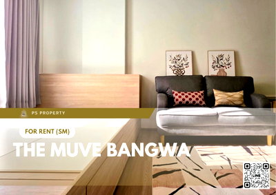 Condos for rent : For rent 📍 THE MUVE Bang Wa 📍 Fully furnished with appliances. Near MRT Bang Wa.