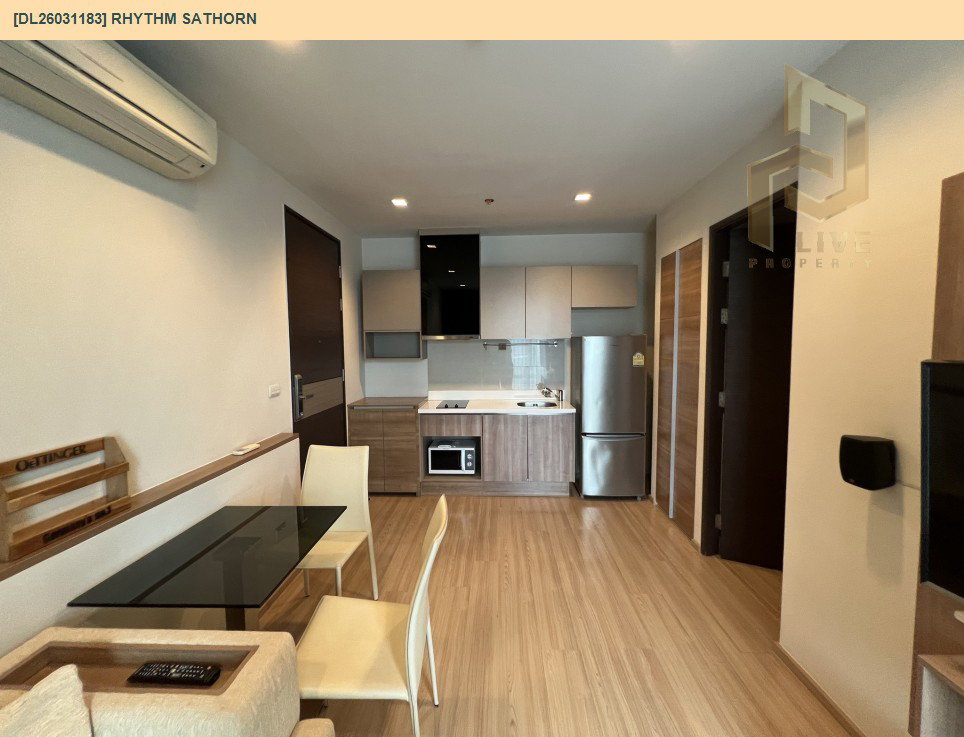 รูป DL26031183 ให้เช่าคอนโด ริธึ่ม สาทร (Rhythm Sathorn) ใกล้ BTS สะพานตากสิน พร้อมเข้าอยู่ โทรด่วน 0653619502 LineID @897iyzll - รูปที่ 3/5