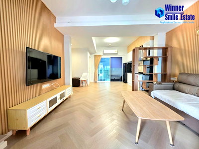 ทาวน์โฮมให้เช่า : เช่าทาวน์โฮม วิลลาจจิโอ บางนา พร้อมอยู่ ใกล้สวน ทะเลสาบ หน้าบ้านไม่ติดใคร