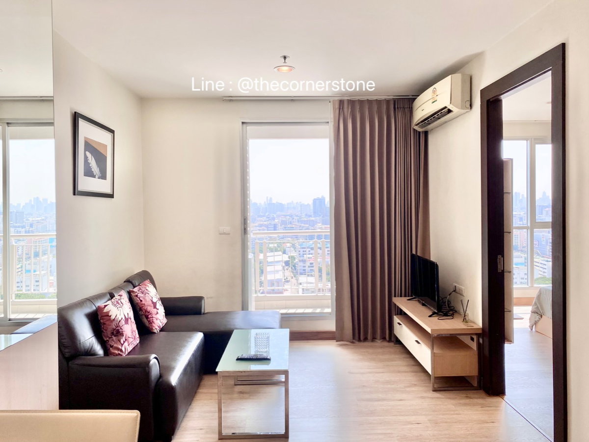 picture Ready to move in “ 𝐑𝐡𝐲𝐭𝐡𝐦 𝐑𝐚𝐭𝐜𝐡𝐚𝐝𝐚 “ 1 Bedroom Size 46  Sq.m. Floor 20+  Near MRT-Ratchada - 2/18