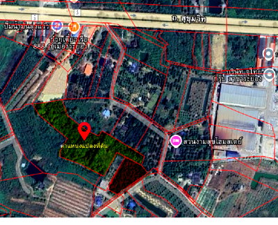 ที่ดิน เมืองระยอง ระยอง : ที่ดิน จ.ระยอง (12-2-81.3 ไร่) เส้นถนนหลักสุขุมวิท ใกล้หาดสวนสน