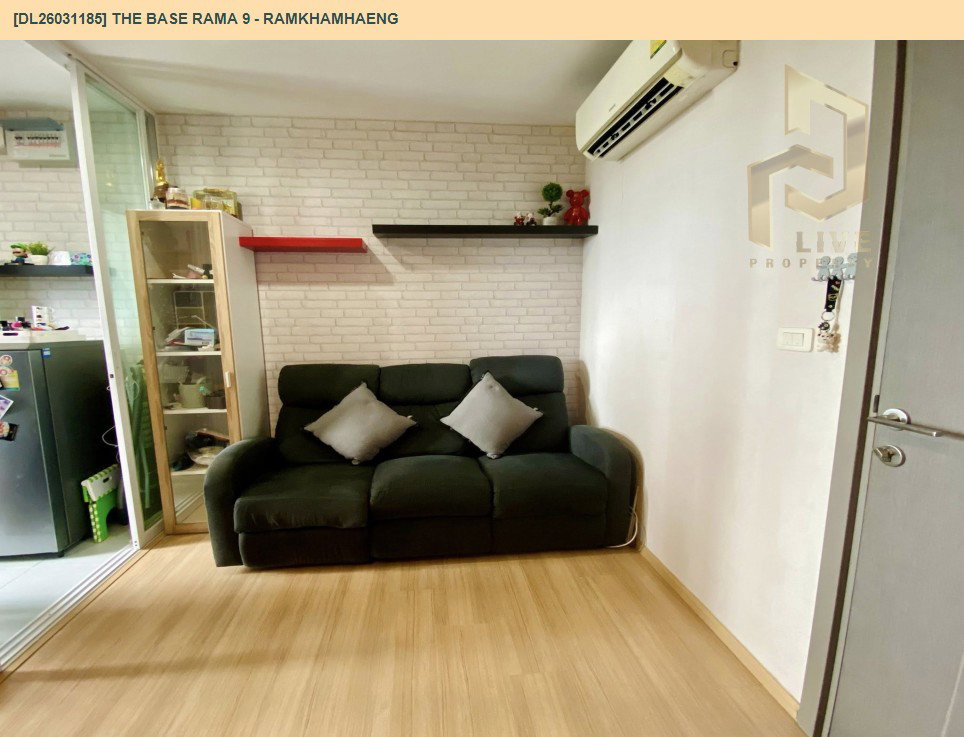 รูป DL26031185 ให้เช่าคอนโด เดอะ เบส พระราม 9 - รามคำแหง (The Base Rama 9 - Ramkhamhaeng) ใกล้ ARL รามคำแหง พร้อมเข้าอยู่ โทรด่วน 0800343450 LineID @655ebbvc - รูปที่ 3/9
