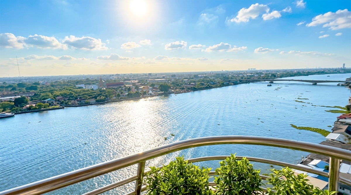 รูป ขายคอนโดหรูริมแม่น้ำ riverine Place1 ห้องใหญ่ 218 ตร.ม. วิวพาโนรามา  4 นอน 4 น้ำ ที่จอดรถส่วนตัว 4 คัน เลิศมาก - รูปที่ 1/11