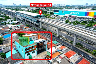 เช่าทาวน์โฮม การประปานครหลวง บางเขน : ใกล้ MRT แจ้งวัฒนะ14 600ม. 3นอน 2น้ำ และตลาดเมืองทอง 24ตร.ว. 192ตร.ม. ทาวน์เฮาส์ 2ชั้น ตกแต่งใหม่ครบ ใกล้รพ. มงกุฏวัฒนะ 500 ม.