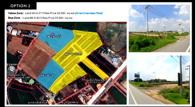 Land for sale Ratchaphruek Road : 🔥 A golden opportunity for investors! A large plot of land, 68 rai, adjacent to the new Ratchaphruek Road, at an unbeatable price! 🔥