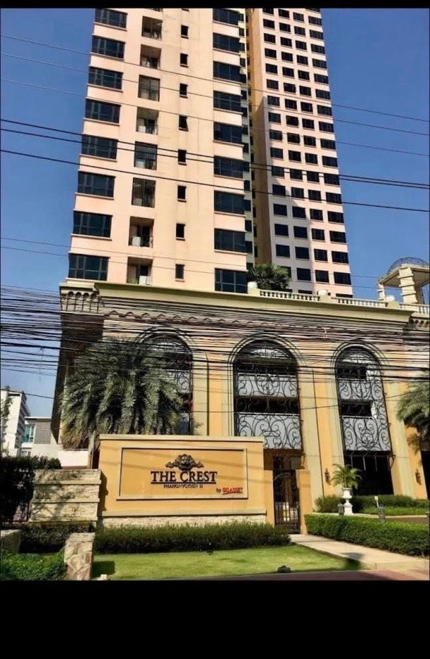 รูป 📢 [ให้เช่า] ✨ RARE ITEM! ✨ เดอะ เครส พหลโยธิน 11 (The Crest Phahonyothin 11), ห้องไซส์ใหญ่ 48 ตร.ม., ชั้น 11 วิวไม่บล็อก, ทำเลอารีย์-สะพานควาย  - รูปที่ 10/10