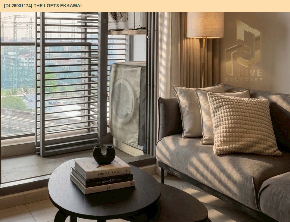 รูป DL26031174 ให้เช่าคอนโด เดอะ ล็อฟท์ เอกมัย (The Lofts Ekkamai) ใกล้ BTS เอกมัย พร้อมเข้าอยู่ โทรด่วน 0842740999 LineID @523dslwi - รูปที่ 3/6