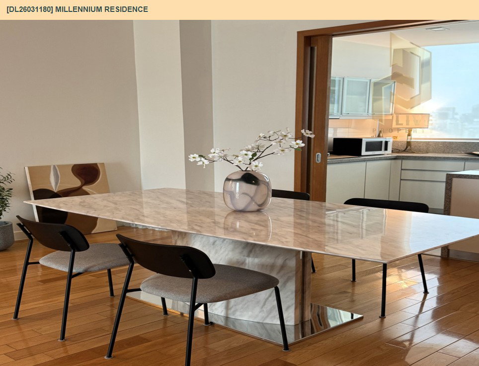 รูป DL26031180 ให้เช่าคอนโด มิลเลนเนียม เรสซิเด้นส์ แอท สุขุมวิท (Millennium Residence) ใกล้ BTS อโศก พร้อมเข้าอยู่ โทรด่วน 0842740999 LineID @523dslwi - รูปที่ 5/7