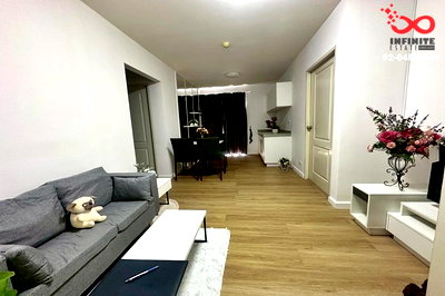 ขายคอนโด : ขายคอนโด ไอ คอนโด สุขุมวิท 105 บางนา 46ตรม.ชั้น 1 ใกล้ MRT ศรีลาซาล