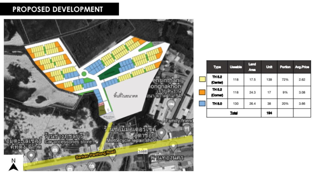 รูป 🔥 ขายที่ดินศักยภาพสูง โซนอมตะ-พานทอง ผังเมืองสีม่วงจุด (หายาก) พื้นที่กว่า 26 ไร่! 🔥 - รูปที่ 1/4