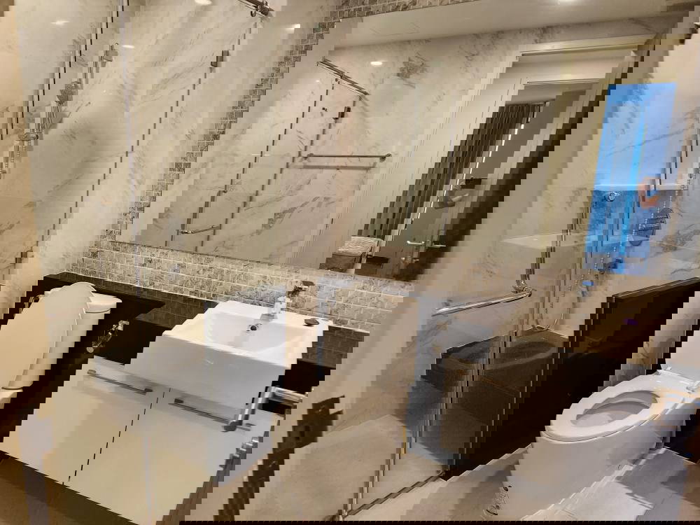 รูป K-070💢เช่า21,000 🌵🌈 Supalai Premier เจริญนคร 🌵🌈 0 เมตรถึงสถานีรถไฟฟ้าสายสีทอง🚈สถานีคลองสาน ใกล้โรงพยาบาลตากสิน ใกล้ห้าง Icon Si - รูปที่ 10/10