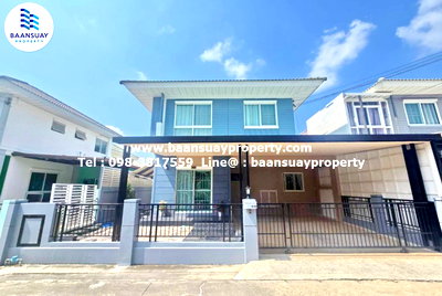 บ้านแฝด นนทบุรี : ขาย บ้านแฝด 2 ชั้น ม.เดอะวิลล่า The Villa รัตนาธิเบศร์ ซอยท่าอิฐ 