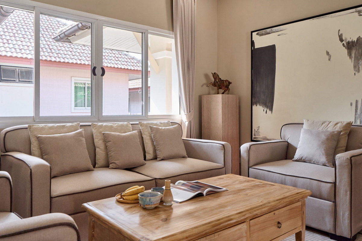 รูป ขายบ้านเดี่ยว หมู่บ้านกุลพันธ์วิลล์ โครงการ 10 ใกล้เมืองเชียงใหม่ ตกแต่งครบ พร้อมอยู่ (H396) T.0946511456 - รูปที่ 12/21