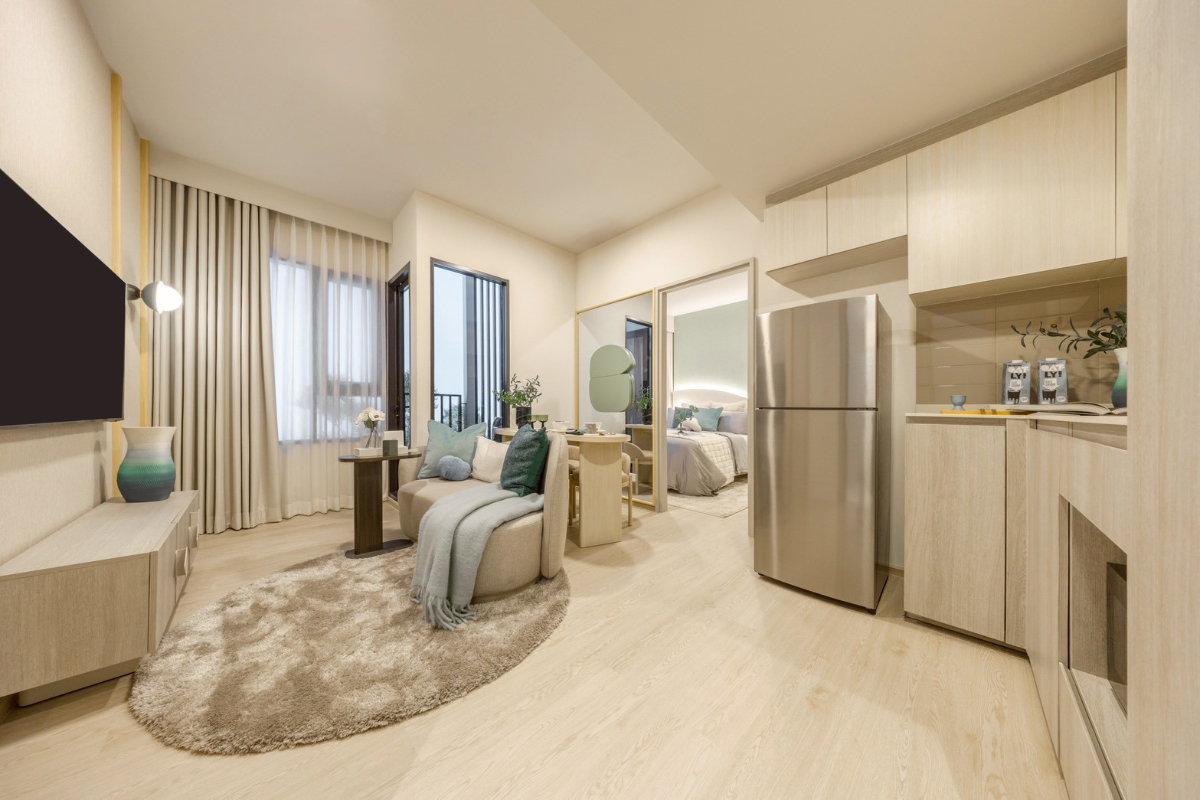 รูป A 69-021   คอนโด COBE Ratchada – Rama 9 (โค้บบ์ รัชดา-พระราม 9)ห้องสวย ใหม่ ติด MRT ศูนย์วัฒนธรรม ✨ - รูปที่ 2/13