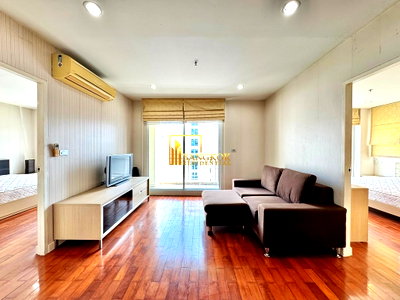 Condos for rent : Baan Siri Silom | Cozy 2 Bedroom Condo Near BTS Surasak - BR19500CD