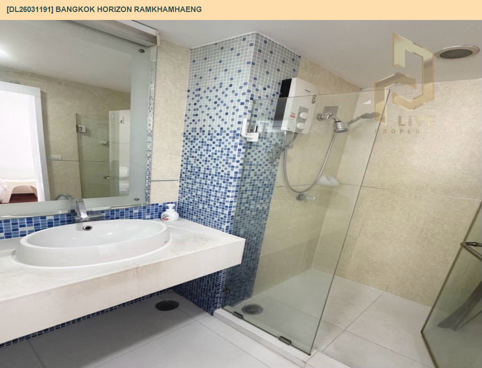 รูป DL26031191 ให้เช่าคอนโด แบงค์คอก ฮอไรซอน รามคำแหง (Bangkok Horizon Ramkhamhaeng) ใกล้ ARL หัวหมาก พร้อมเข้าอยู่ โทรด่วน 0656259498 LineID @257sxzzu - รูปที่ 7/7